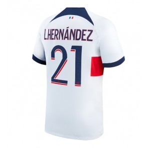 Paris Saint-Germain Lucas Hernandez #21 Koszulka Wyjazdowych 2023-24 Krótki Rękaw